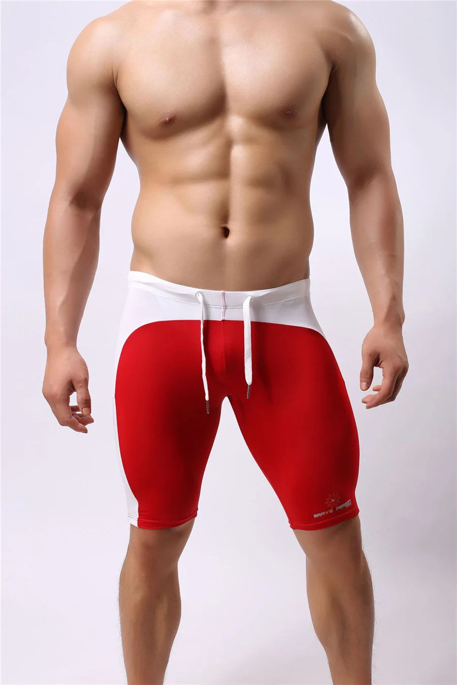 Brave Person Men's Beach Wear Multifunctional Shorts Soft Nylon Fabric Knee-length Tights Trunks Shorts Men Board Shorts