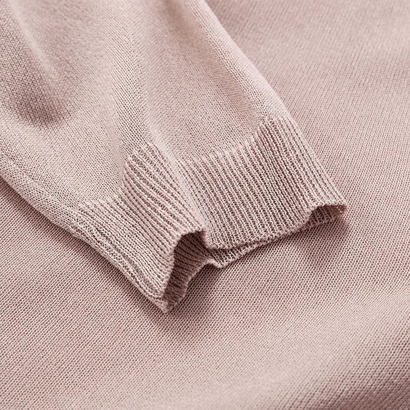 Hooded Thin Sweater Cardigan Women Silk Linen Spring  Summer Lace Up V-neck Short