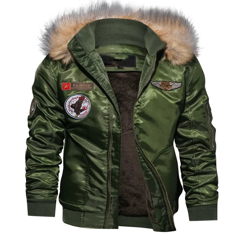 Aviator nation Jacket - Bomber Jacket - Down Parkas Hoodie - Pilot Coats