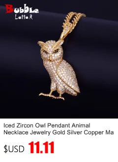 Bubble Letter Miami Cuban Link Rings for Men Gold Color Iced Out Full Zircon Hip Hop