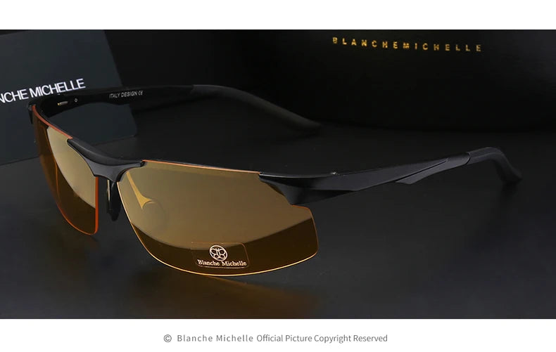 Men Sunglasses Polarized Sports Driving Night Vision Goggles Sunglass