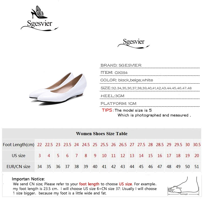 Women Pumps Pointed Head Low Heels Wedge Shoes Woman Shallow Slip On Shoes