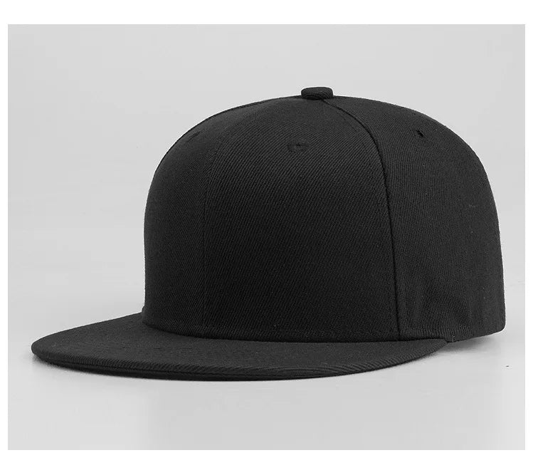 Big Size Back Closure Baseball Cap Flat Bill Plain Sport Hat Oversize Large Men Women Fitted Cap 56cm to 64cm
