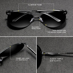 Sunglasses For Men High Definition Retro Women Eyewear Outdoor Sports