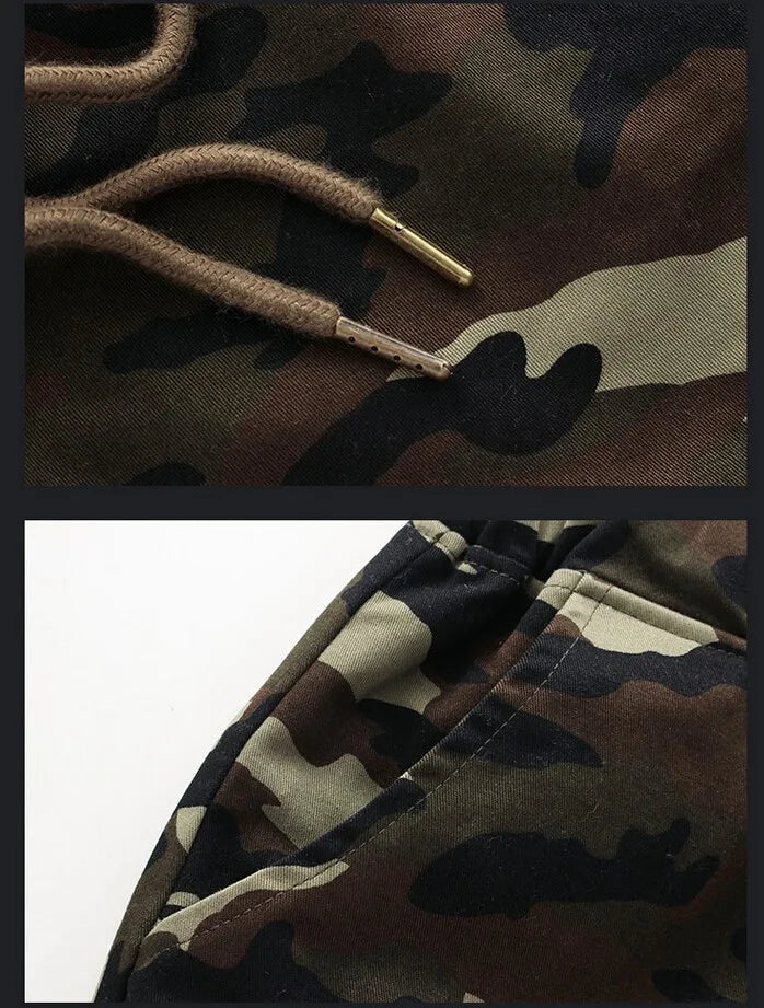 Camouflage Military Jogger Pants Men 2024 Pure Cotton Mens Spring Autumn Pencil