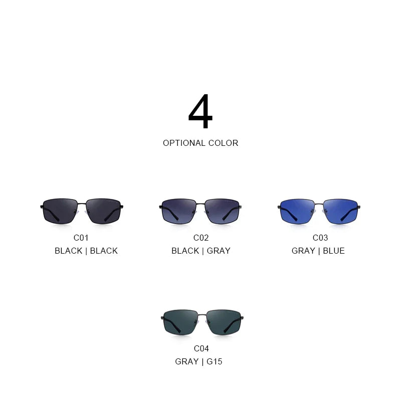 MERRYS DESIGN Men Classic Luxury Brand Sunglasses HD Polarized Sun glasses For Driving TR90 Legs UV400 Protection S8282