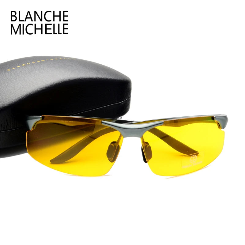 Men Sunglasses Polarized Sports Driving Night Vision Goggles Sunglass