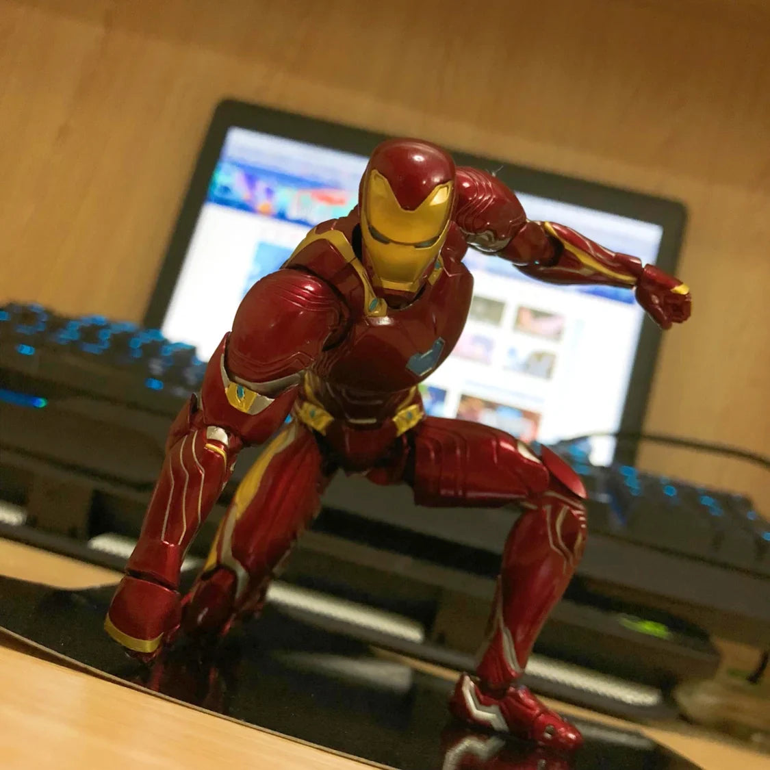 Ironman MK50 MK20 Avengers Infinity War BJD Action Figures Toys for Christmas Birthday Gift