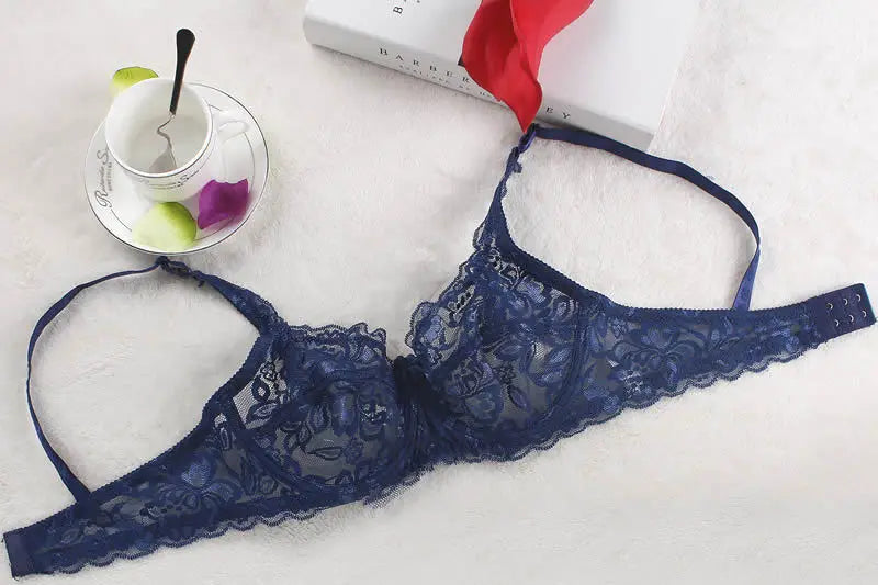 Women Push Up Bra Underwire Full Lace Brassiere Underwear Bras Bralette