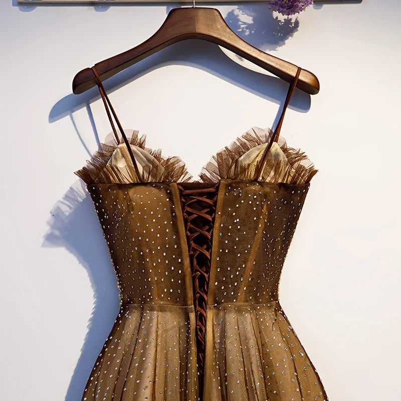 Homecoming Dresses: Evening Dress Robe De Soiree Tulle With Applique beading