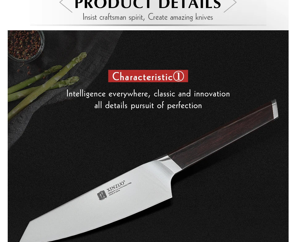 5" Utility Knife Stainless Steel Kitchen Knife Best Paring Fruit Multi-purpose