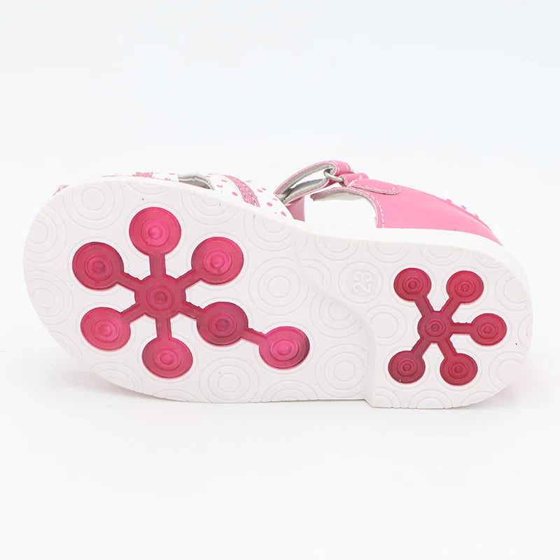 Cute Eagle Summer Girls Sandals  Pu Leather Toddler Kids Shoes Closed Toe Baby