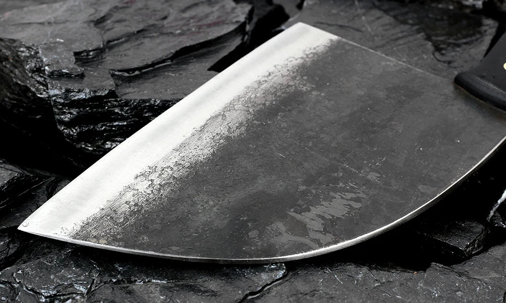 Full Tang Handmade Forged Chef Knife Hard Clad Steel Blade Butcher Slaughter