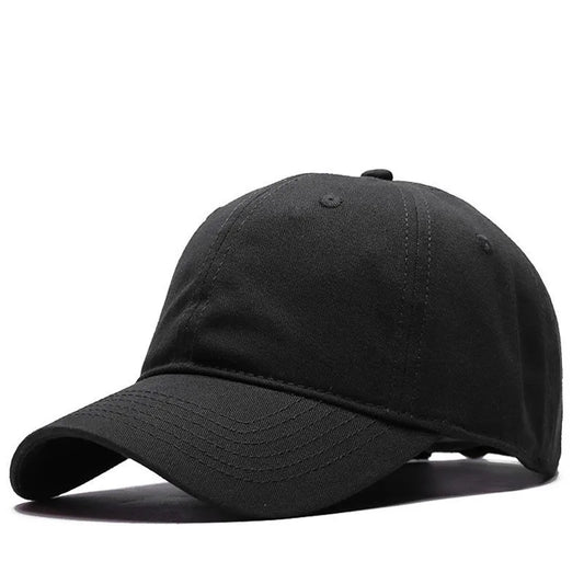 Wholesale Oversize Baseball Caps 100% Cotton Summer Sports Sun Hats for Women Men Big Head Plain Large Snapback Cap Unisex