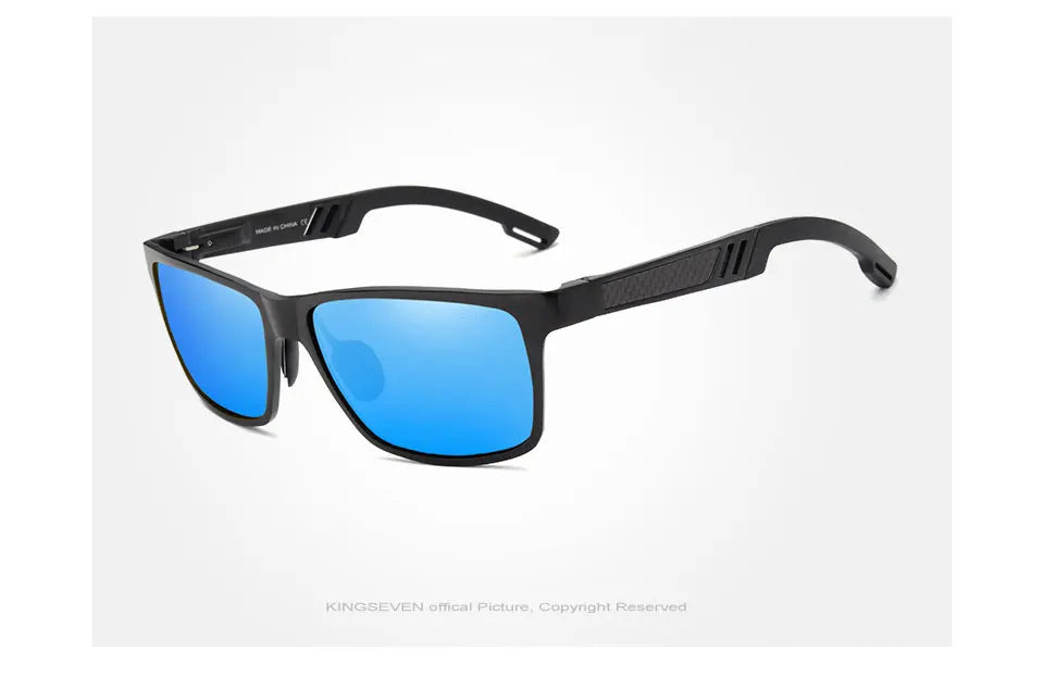 KINGSEVEN Men's Polarized Sunglasses Full Frame Aluminum Material Driving Glasses Eyewear Shades For Men Oculos masculino
