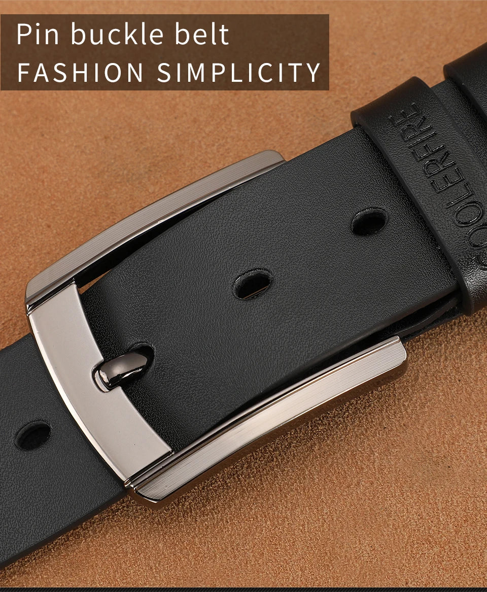 Men High Quality Genuine Leather Belt Luxury Designer Belts Men Cowskin Fashion Strap Male Jeans For Trousers Free Shipping