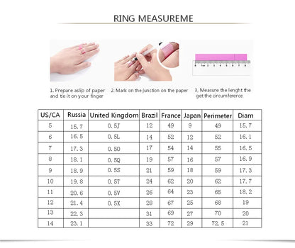 Two Rows Solitaire Couples Rings for Men Real Copper Gold Color Cubic Zircon