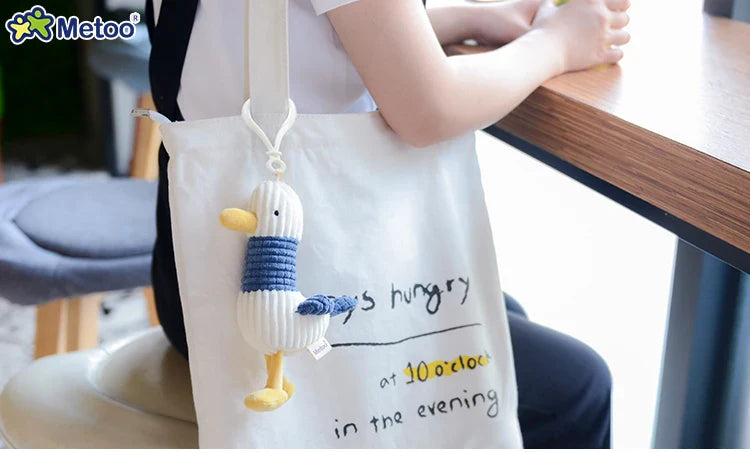 Metoo Doll Stuffed Toys Plush Animals Soft Baby Kids Toys for Girls Boys Kawaii Mini Angela Rabbit Pendant Keychain