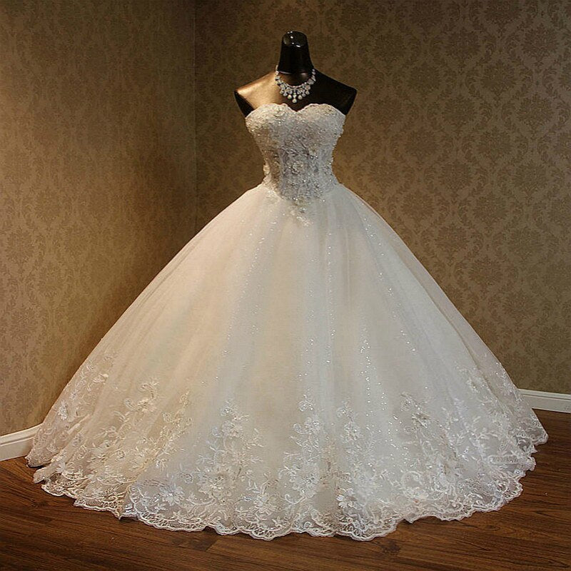 White Bridesmaid Dresses: Strapless Lace Up Wedding Dresses Ball Gowns Plus Size