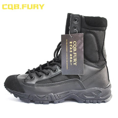 Mens Leather Tactical Army Boots ankle strap black combat military comfortable Boots