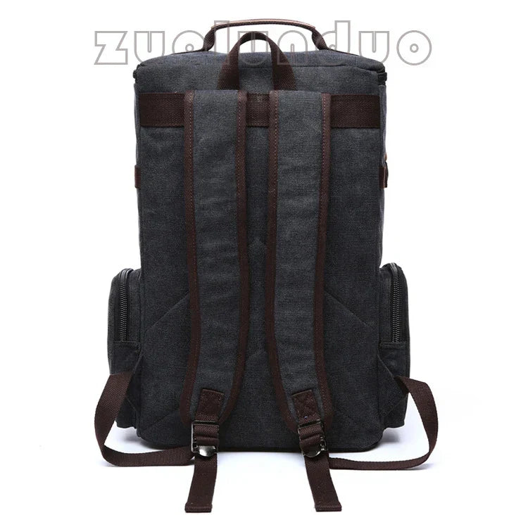 Men's Backpack Vintage Canvas Backpack School Bag Men's Travel Bags Large Capacity Backpack  Laptop Backpack Bag High Qualit