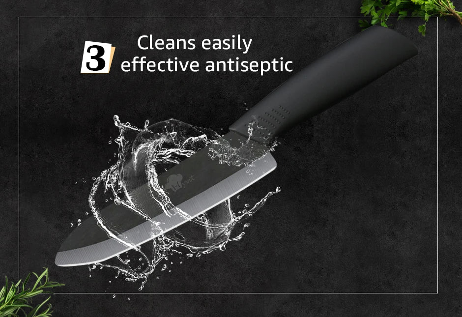 Kitchen knives Ceramic Knives Accessories set 3" Paring 4" Utility 5" Slicing 6" chef Knife