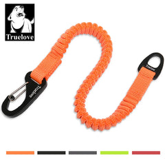 Truelove Short Bungee Dog Nylon Leash Rope For dog collar Extension Retractable