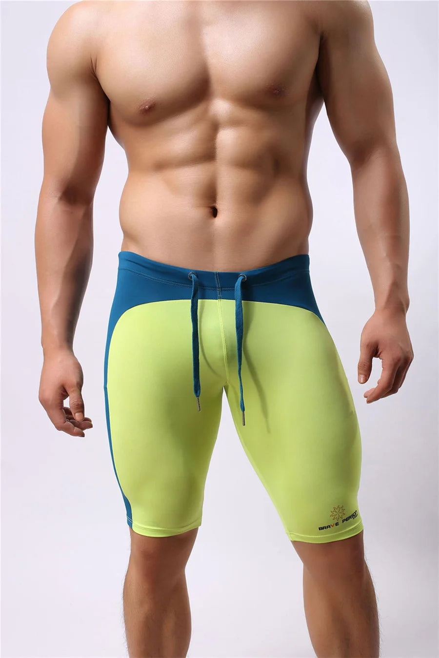 Brave Person Men's Beach Wear Multifunctional Shorts Soft Nylon Fabric Knee-length Tights Trunks Shorts Men Board Shorts