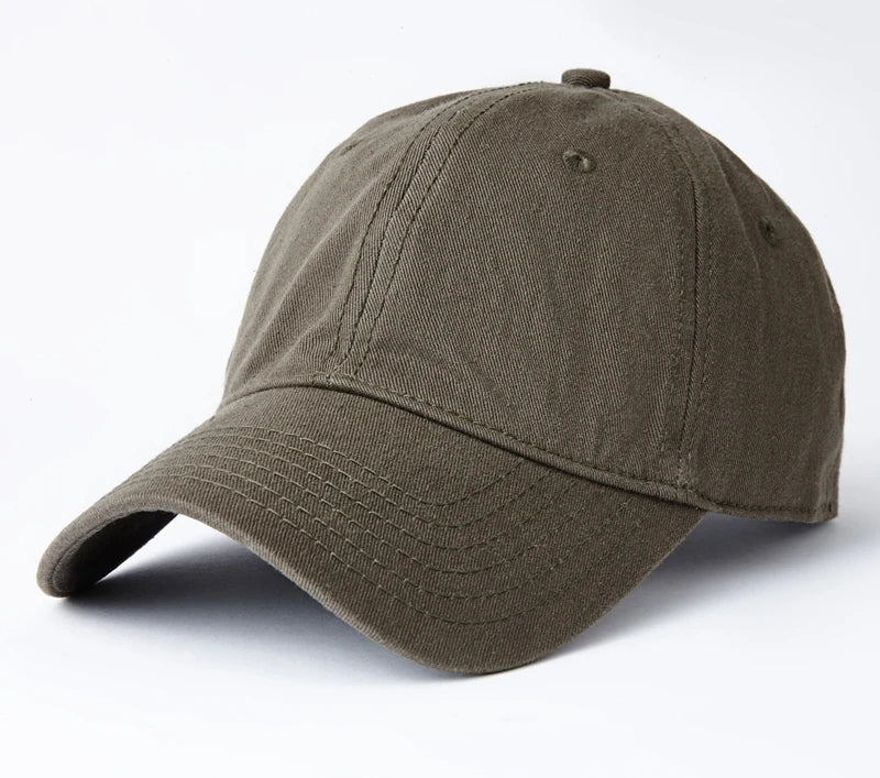 Wholesale Oversize Baseball Caps 100% Cotton Summer Sports Sun Hats for Women Men Big Head Plain Large Snapback Cap Unisex
