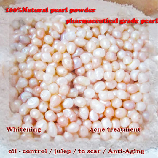 100% Natural Pearl Powder Freshly Ground Ultrafine Nanoscale Acne Whitening Mask Powder Blackheads Fade Spot Face Cream Repair