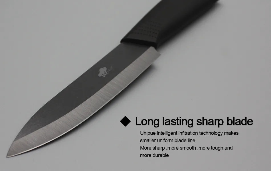 Kitchen knives Ceramic Knives Accessories set 3" Paring 4" Utility 5" Slicing 6" chef Knife
