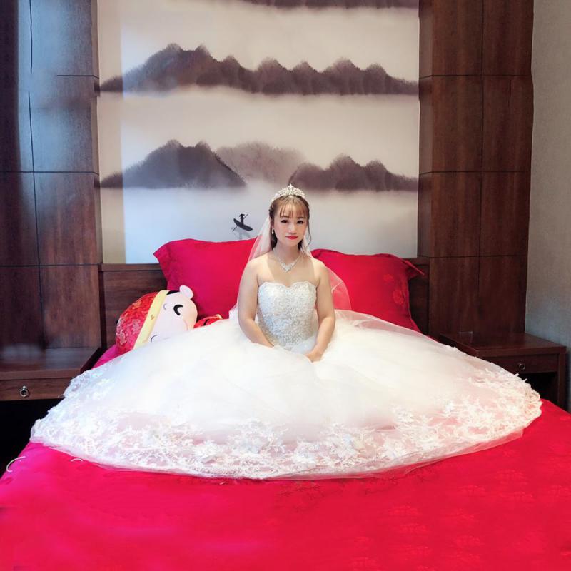 White Bridesmaid Dresses: Strapless Lace Up Wedding Dresses Ball Gowns Plus Size