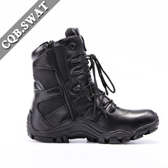 Breathable Tactical Boot Men Black Military Shoes Black Combat Army Boots for Men