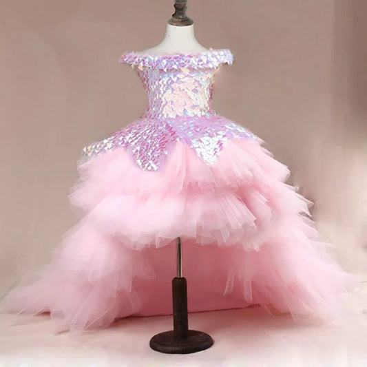 Flower Girl Dress Children Wedding Bridemaid Mermaid Dresses