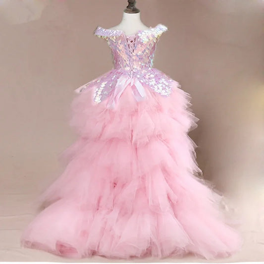 Flower Girl Dress Children Wedding Bridemaid Mermaid Dresses