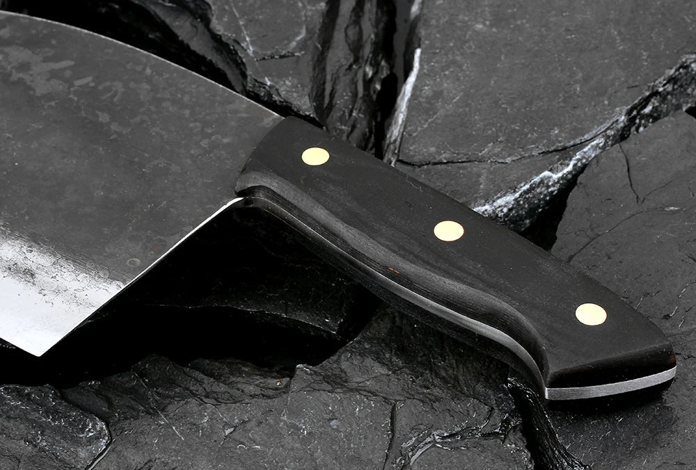 Full Tang Handmade Forged Chef Knife Hard Clad Steel Blade Butcher Slaughter