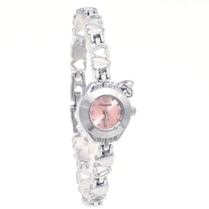 Retro Quartz Watch Classic Roman Ladies Bracelet Watches Women High Quality Silver Wristwatch Vintage Female Clock