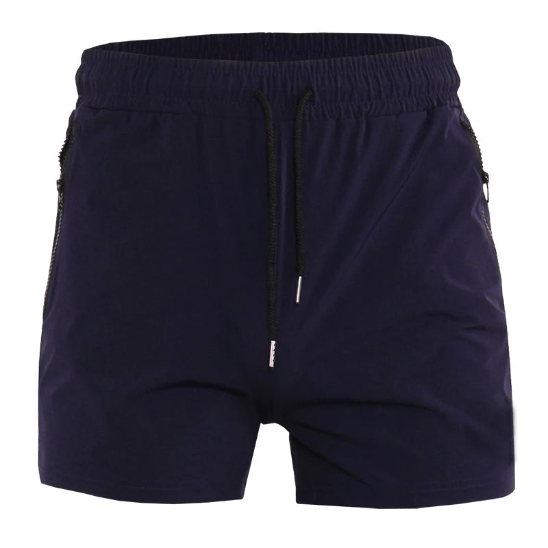 Red Running Sport Shorts Men Quick Dry Fitness Short Pants Bodybuilding