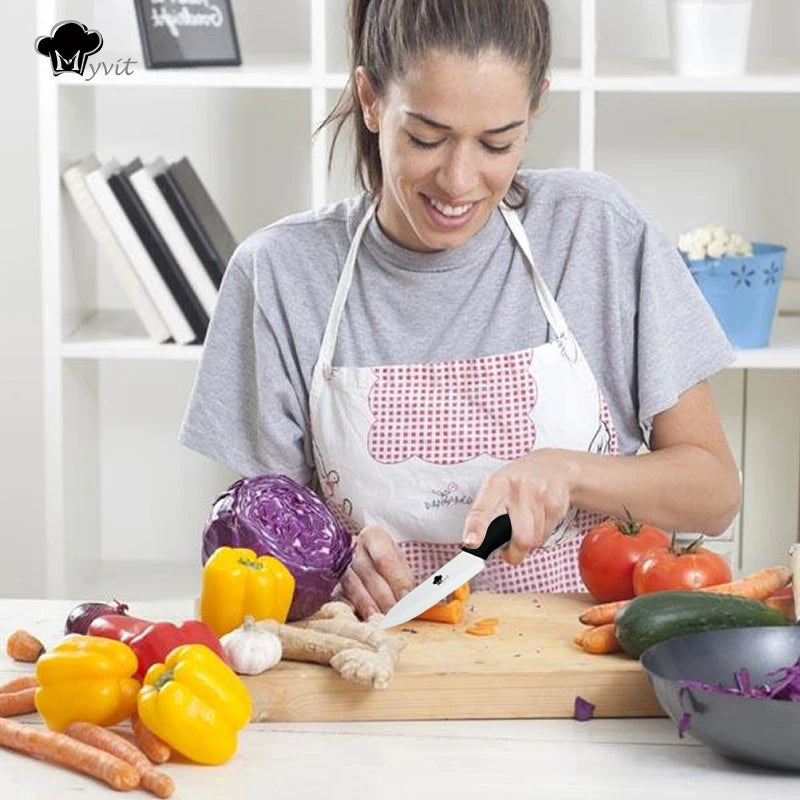 Ceramic Knives Set for Kitchen Paring Utility Slicing Fruit Vegetable Cutter 3 4 5 inch