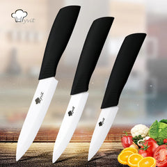 Ceramic Knives Set for Kitchen Paring Utility Slicing Fruit Vegetable Cutter 3 4 5 inch