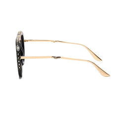 Pilot Sunglasses Women Men Design Rhinestone Fashion Eyewear