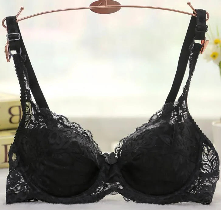 Women Push Up Bra Underwire Full Lace Brassiere Underwear Bras Bralette