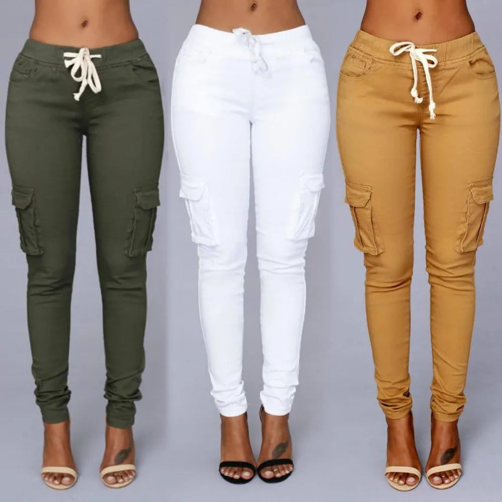 Skinny Pencil Jeans For Women Black High Waist Jeans Woman Y2K Streetwear