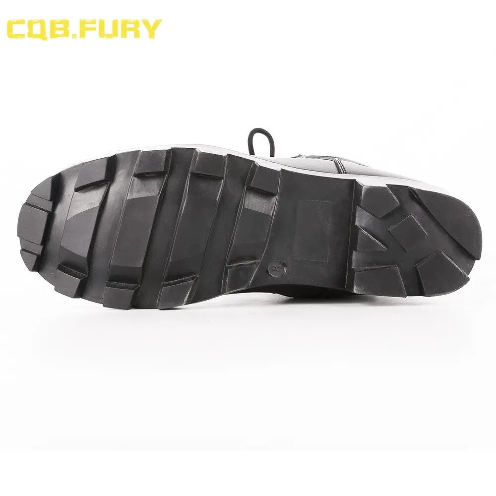 Mens Tactical Boots Leather summer waterproof military boots combat Ankle Boots