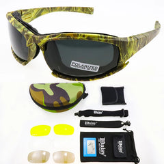 Polarized Photochromic Tactical Glasses Military Goggles Army Sunglasses