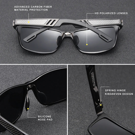 Polarized Coating Mirror Sun Glasses  Eyewear Sunglasses For Men