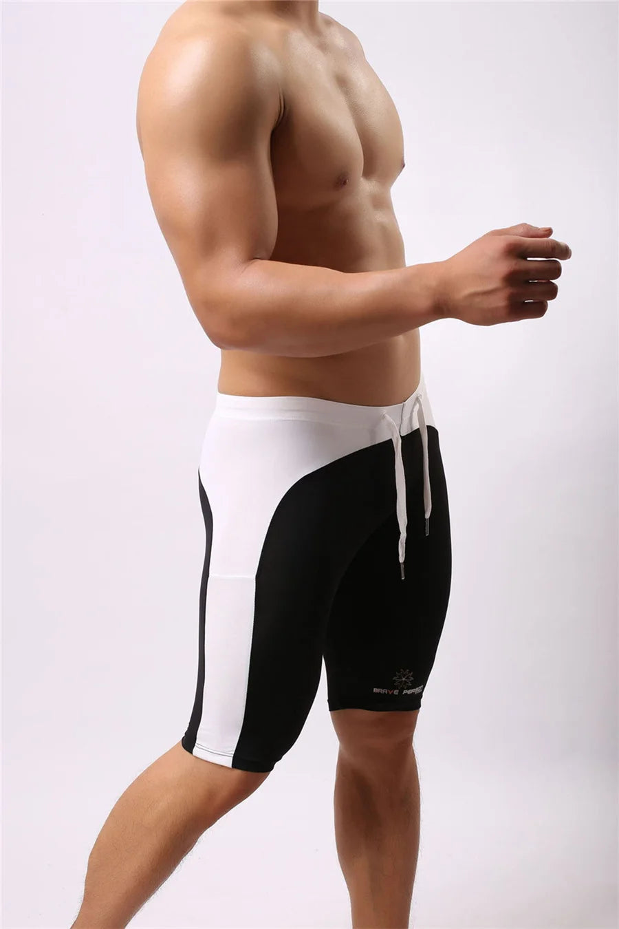 Brave Person Men's Beach Wear Multifunctional Shorts Soft Nylon Fabric Knee-length Tights Trunks Shorts Men Board Shorts