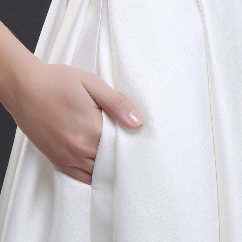 White Bridesmaid Dresses: Beach Wedding Dresses Vestido Noiva Simple White