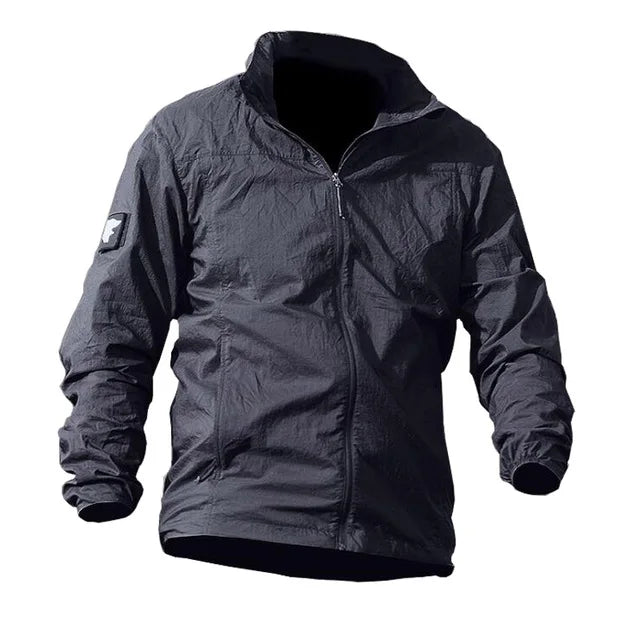 Summer Waterproof Quick Dry Tactical Skin Jacket Men Lightweight Sunscreen Breathable