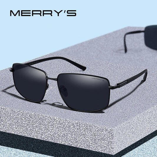 MERRYS DESIGN Men Classic Luxury Brand Sunglasses HD Polarized Sun glasses For Driving TR90 Legs UV400 Protection S8282